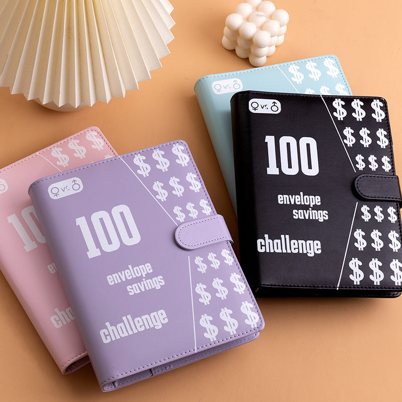 Savings  Challenge Notebook ~ Stores 100 Days Worth Of Savings