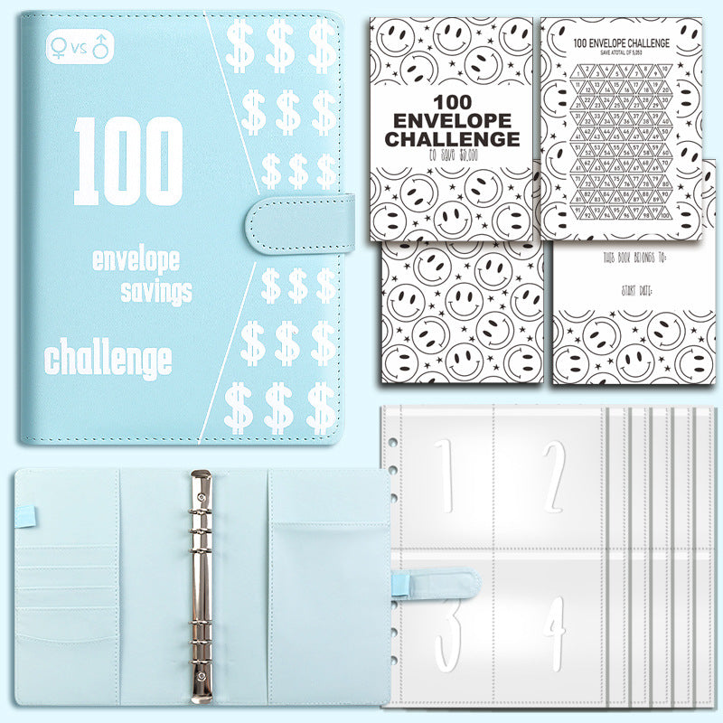 Savings  Challenge Notebook ~ Stores 100 Days Worth Of Savings