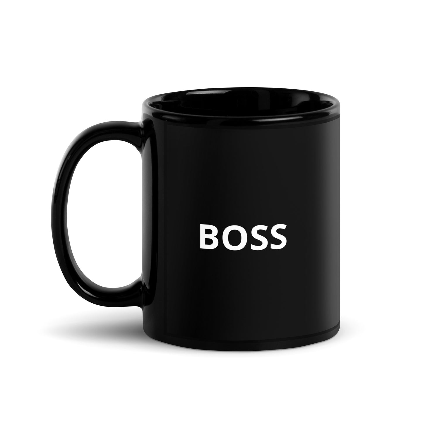 Black Glossy Boss Mug