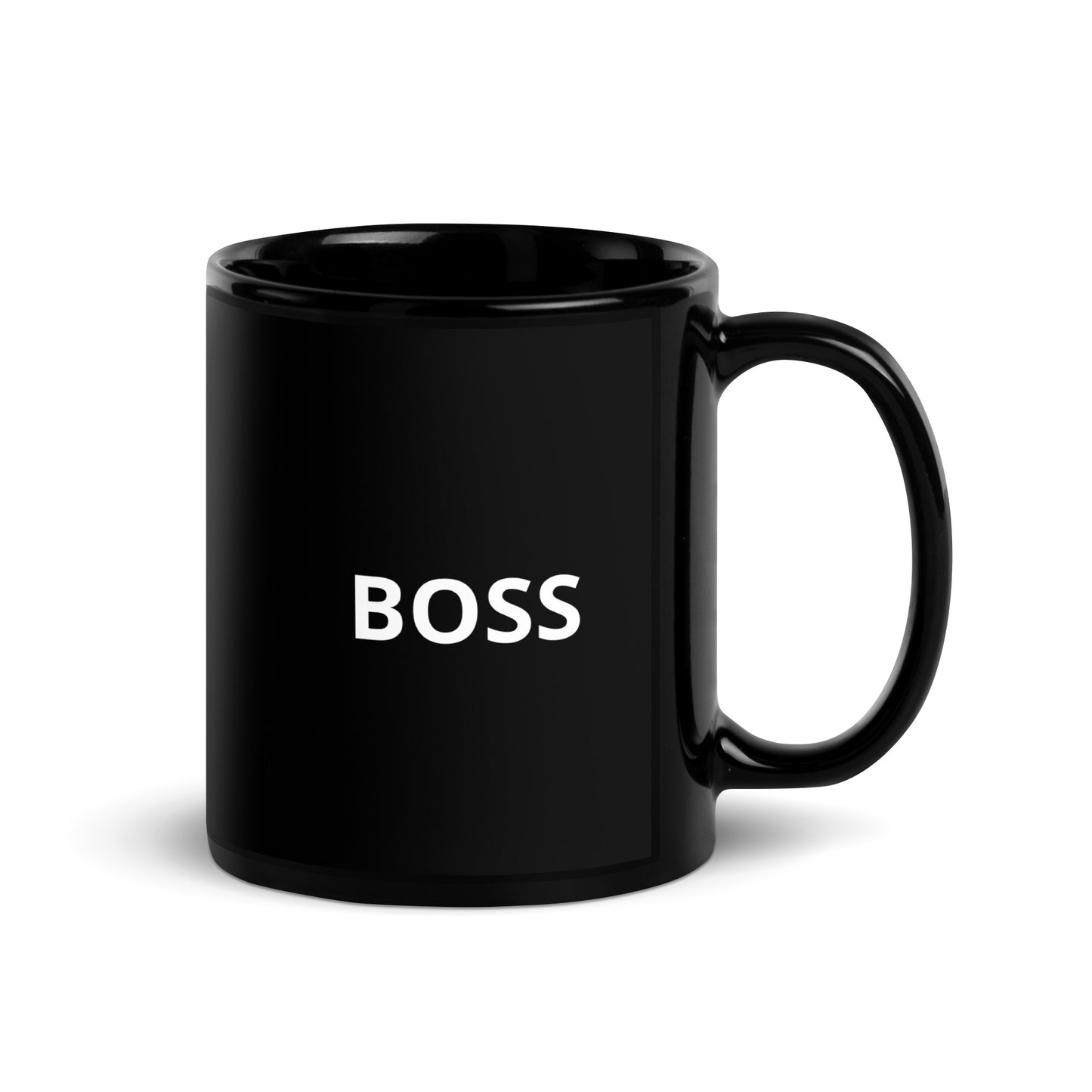 Black Glossy Boss Mug