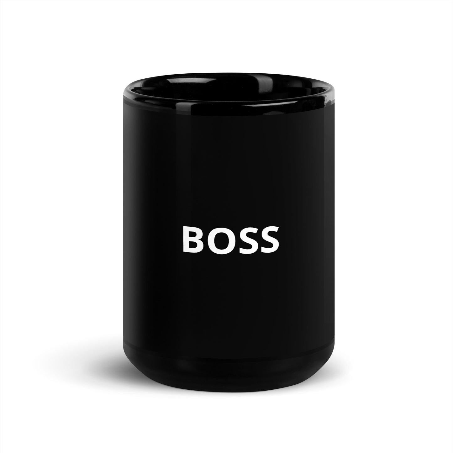 Black Glossy Boss Mug