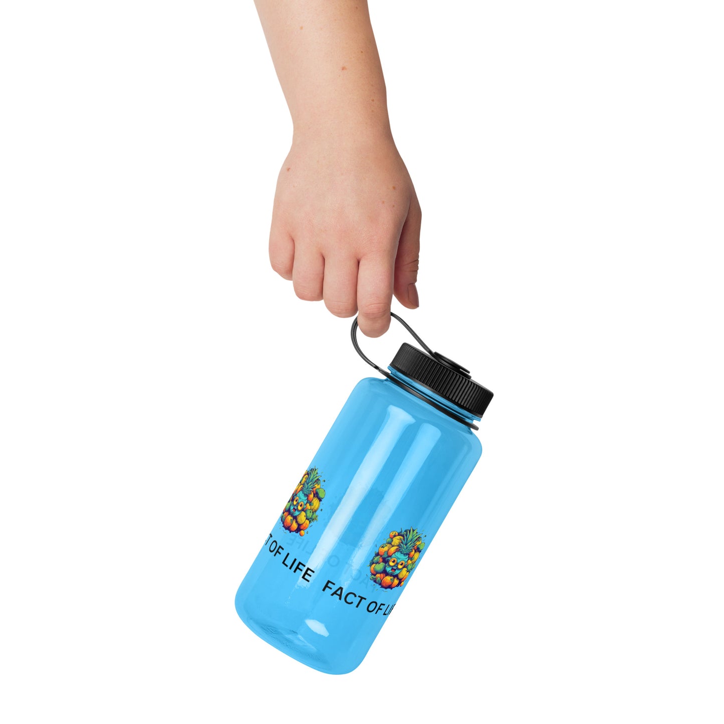 Fact Of Life Wide Mouth Plastic Water Bottle