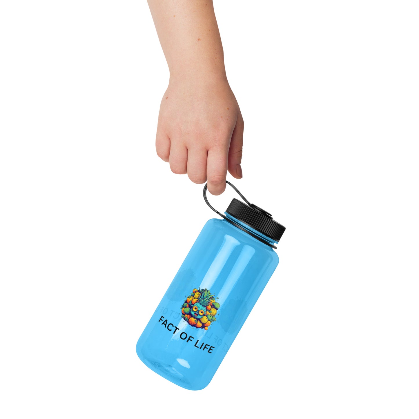 Fact Of Life Wide Mouth Plastic Water Bottle