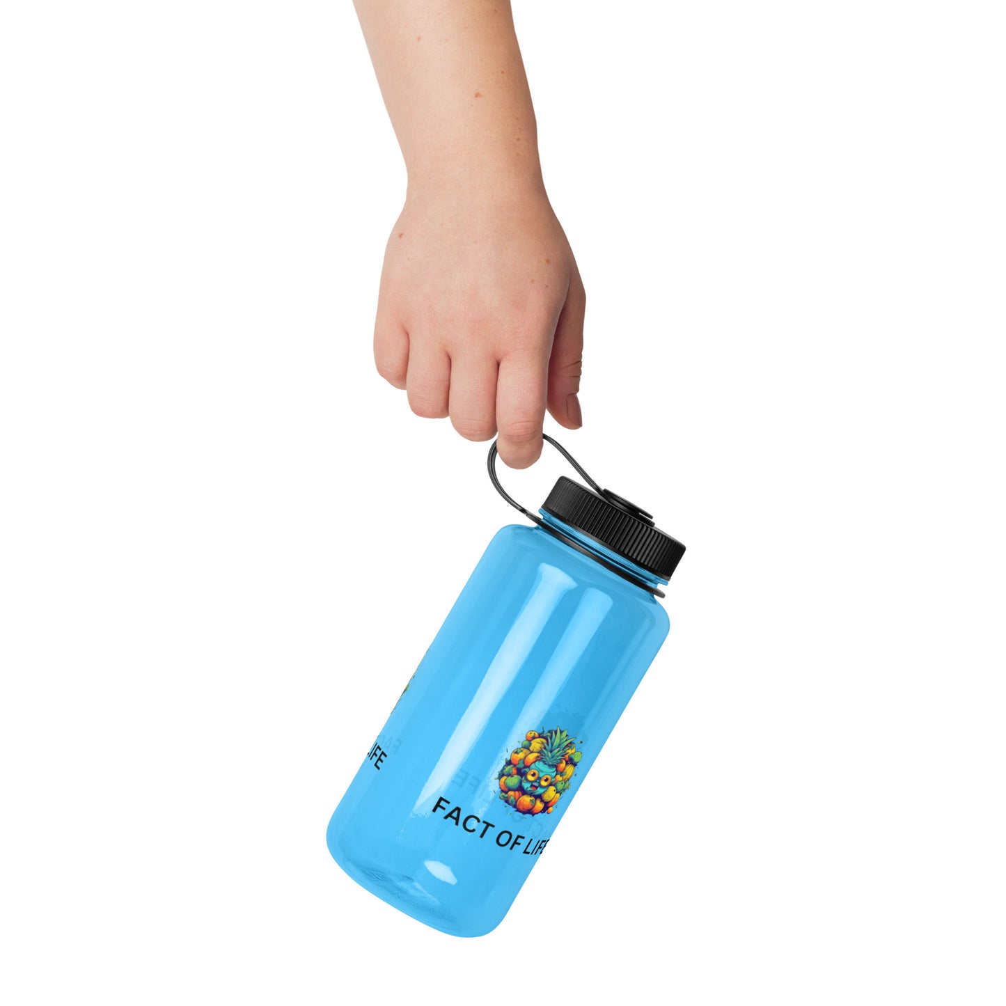 Fact Of Life Wide Mouth Plastic Water Bottle