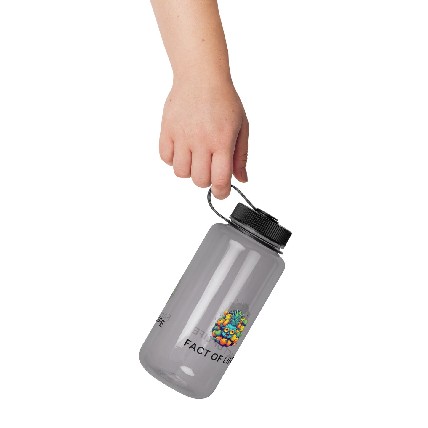 Fact Of Life Wide Mouth Plastic Water Bottle